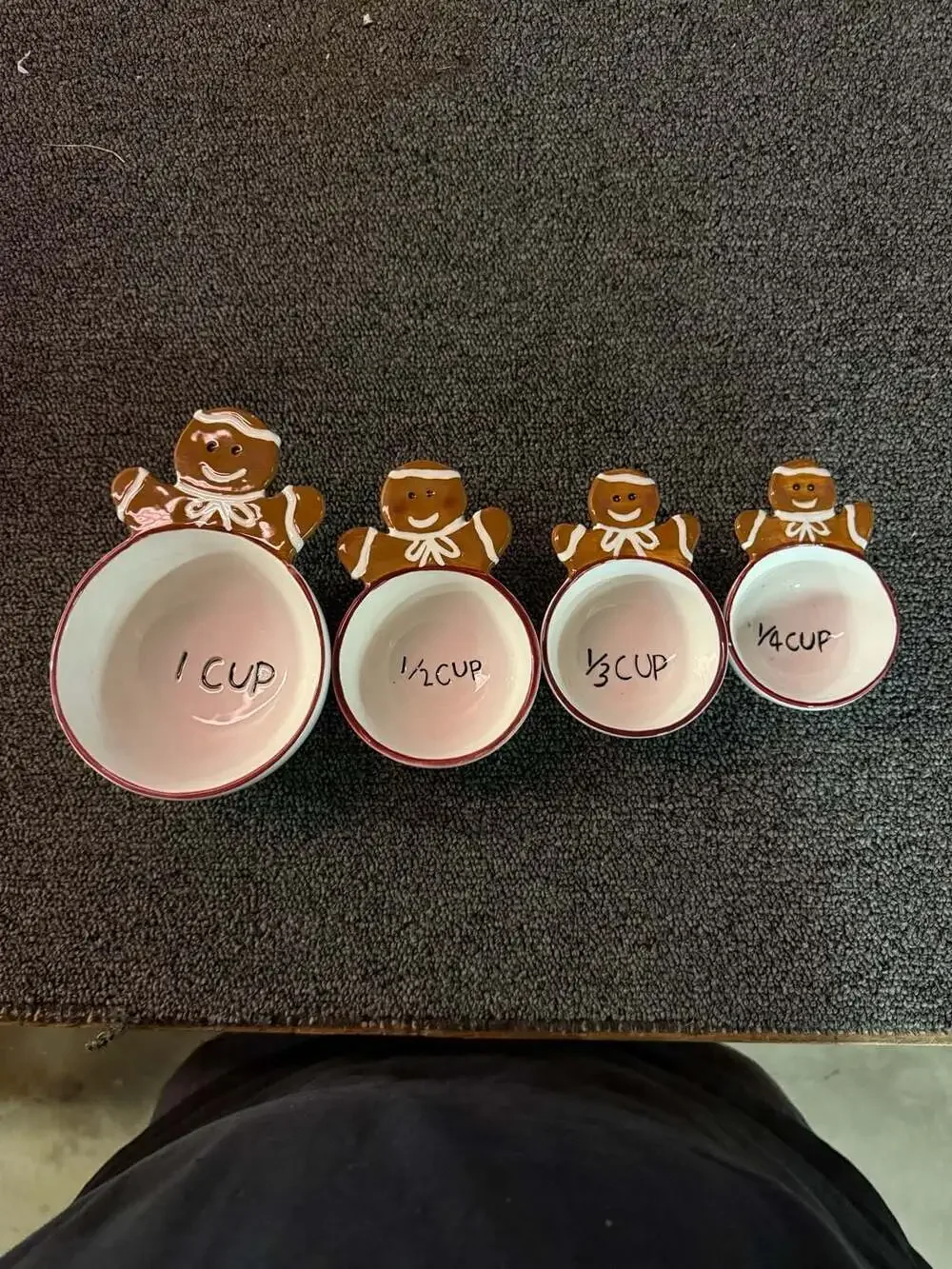 St. Nicholas Square Gingerbread Measuring Cups Set of 4